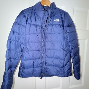 Women's The North Face Minoqua Down Jacket Summit Navy. LARGE
